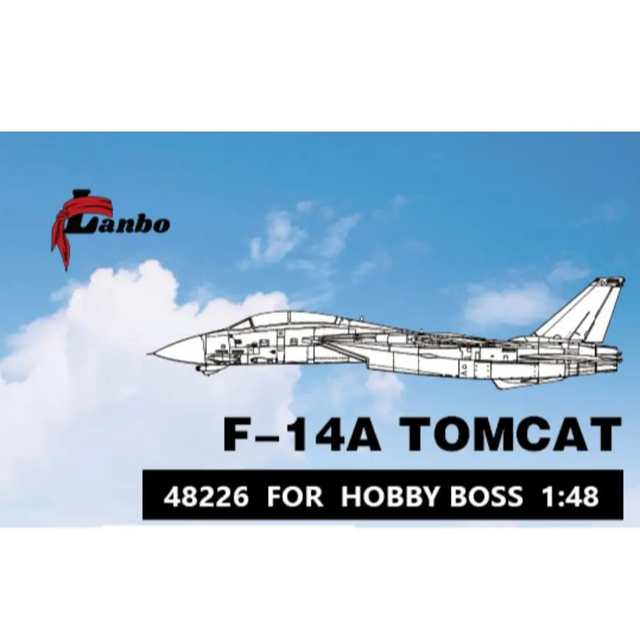 Lanbo Models 48226 1/48 F-14A TOMCAT FOR HOBBY BOSS 3D Cockpit