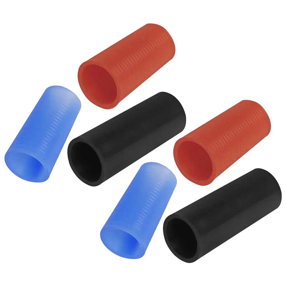 

6Pcs Sax Silicone Saxophone Neck Sleeve Soft Flexible Replacement Tenor Sax Accessories Neck Seal Silicone Covers Repair Kit