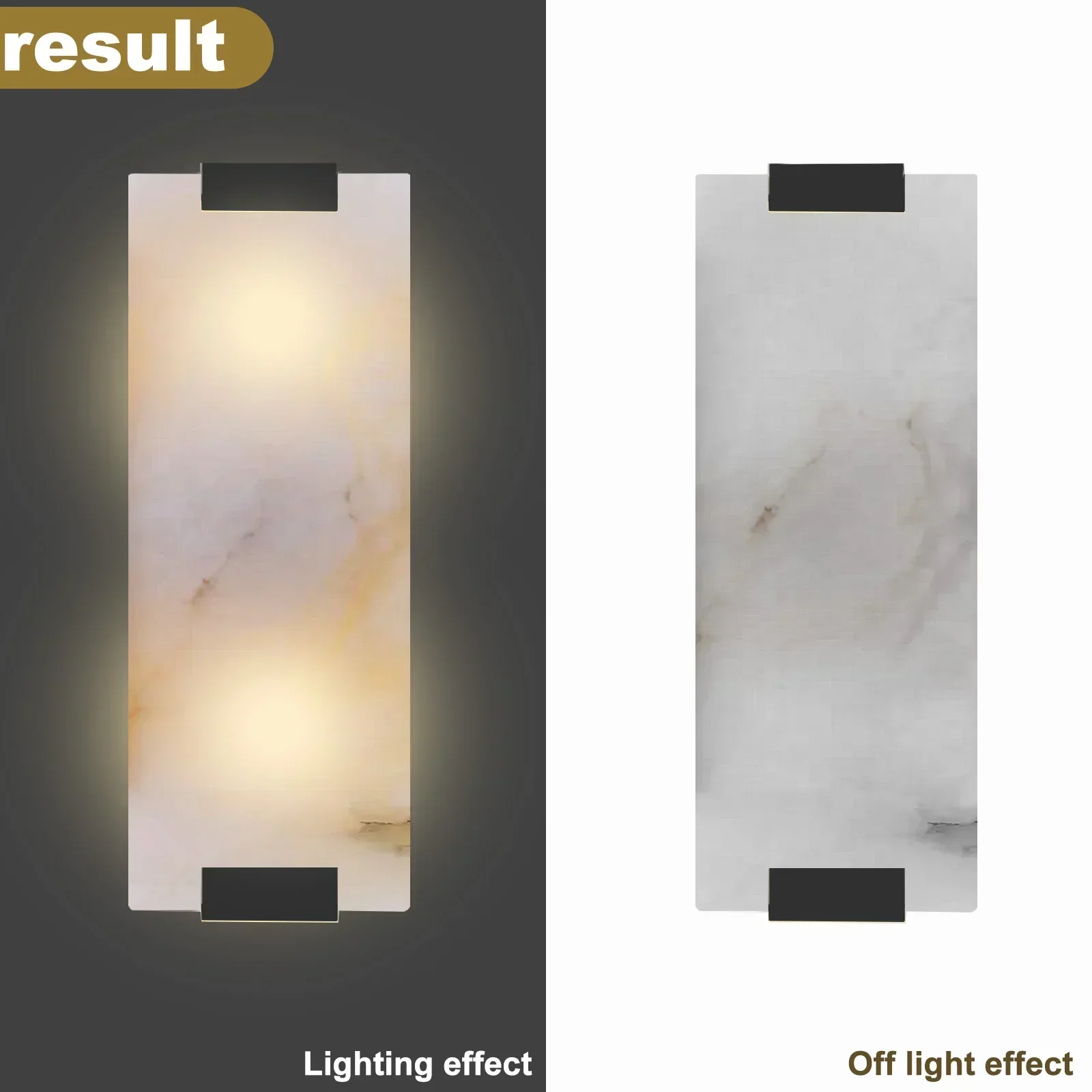 LED Modern Luxury Marble Designer Home Decoration Wall Lamp Natural Marble Creative Hanging Lamps for Dinning Room Decor