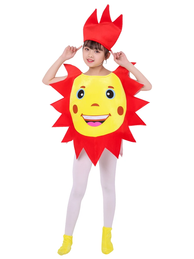 Costume Cosplay pour Enfants, Étoiles, Lune, Soleil, Gouttes de Pluie, Météo, Nouvel An, Carnaval, ix, Scène, Accessoires, Vêtements