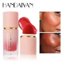 HANDAIYAN-Fard à joues liquide, 6 couleurs 256, facile à appliquer, longue durée, imperméable, tête de brosse éponge - AliExpress 66