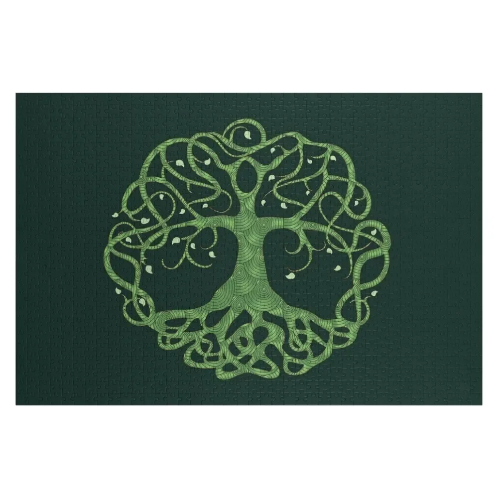 

Celtic Tree Jigsaw Puzzle Personalized Baby Object Customized Gifts For Kids Customized Toys For Kids Puzzle