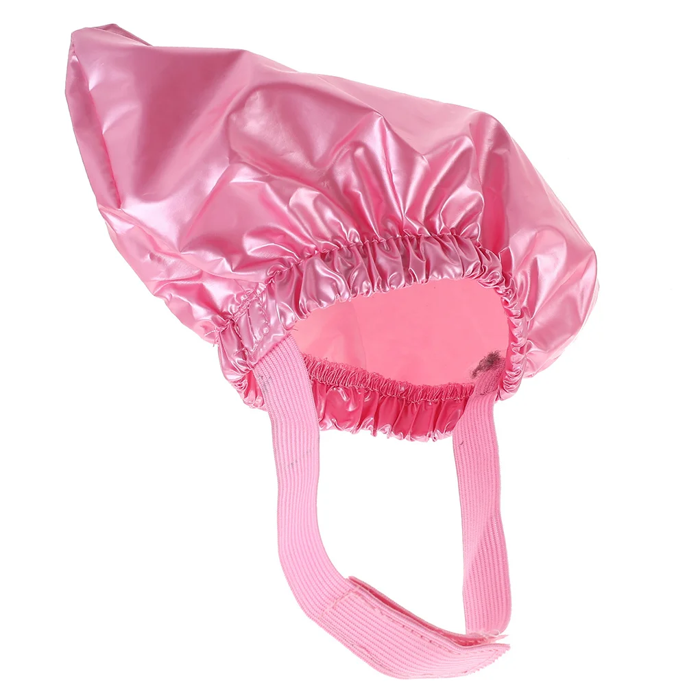 

Pet Shower Cap Waterproof Satin Eva Adjustable Strap Puppy Bath Hat Cat Shower Ear Cover Reusable Grooming Hat Bath Supplies