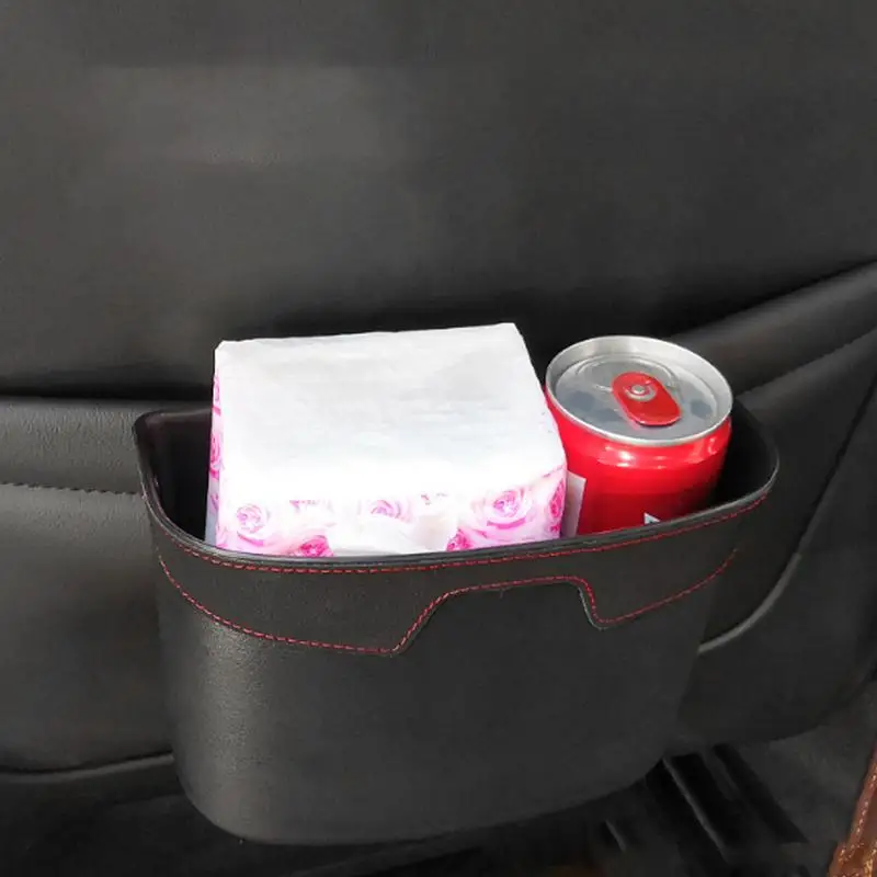 Garbage Can For Car Trash Container For Vehicle Leak-Proof Car Organizer Box For Cars SUVs & Trucks Auto Waste Bin Car Accessory