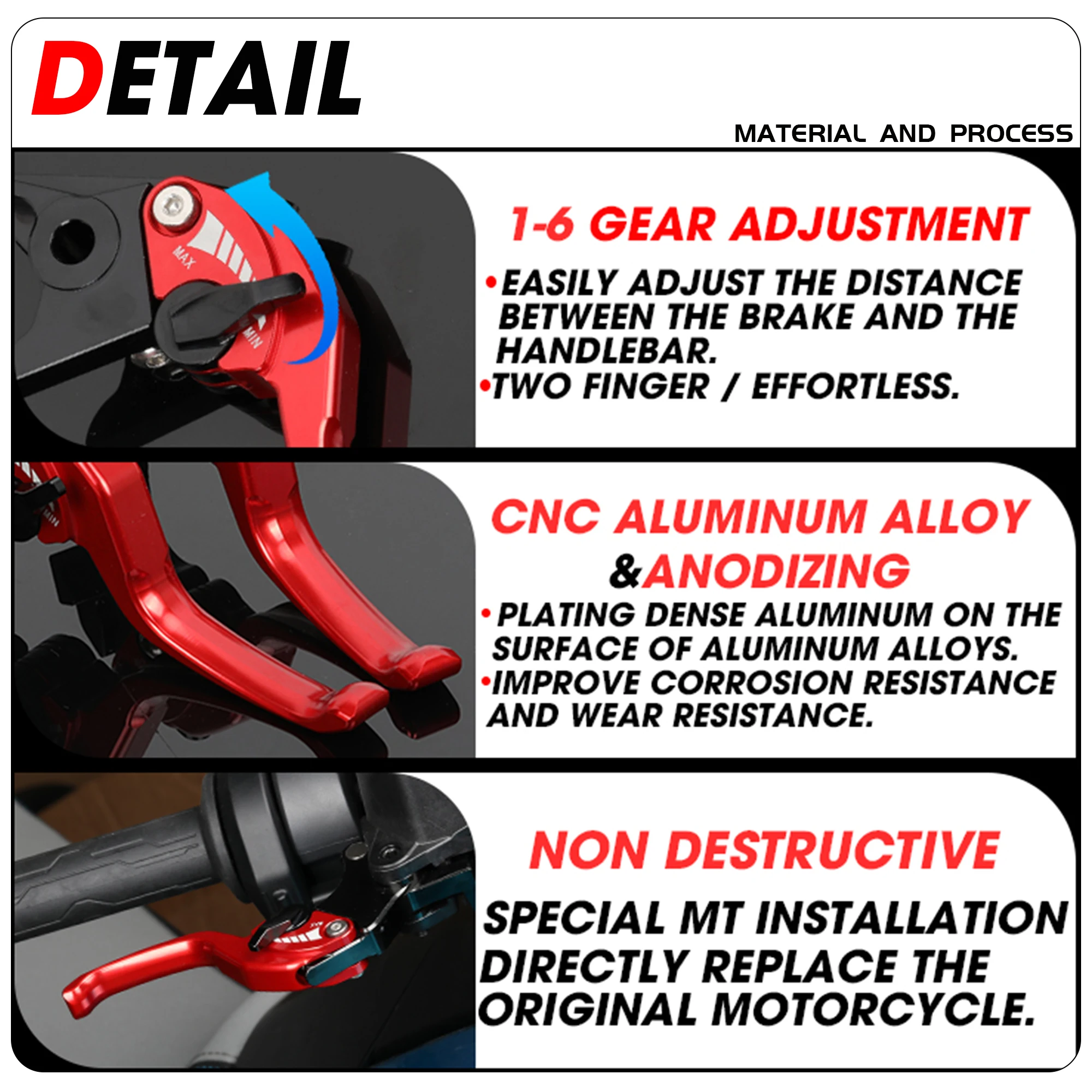 Shorty Brake Clutch Lever For KTM 690 Enduro R SMC R 2014-2023 Husqvarna 701 Enduro Supermoto 2016-2023 GasGas 700 SM ES 2022