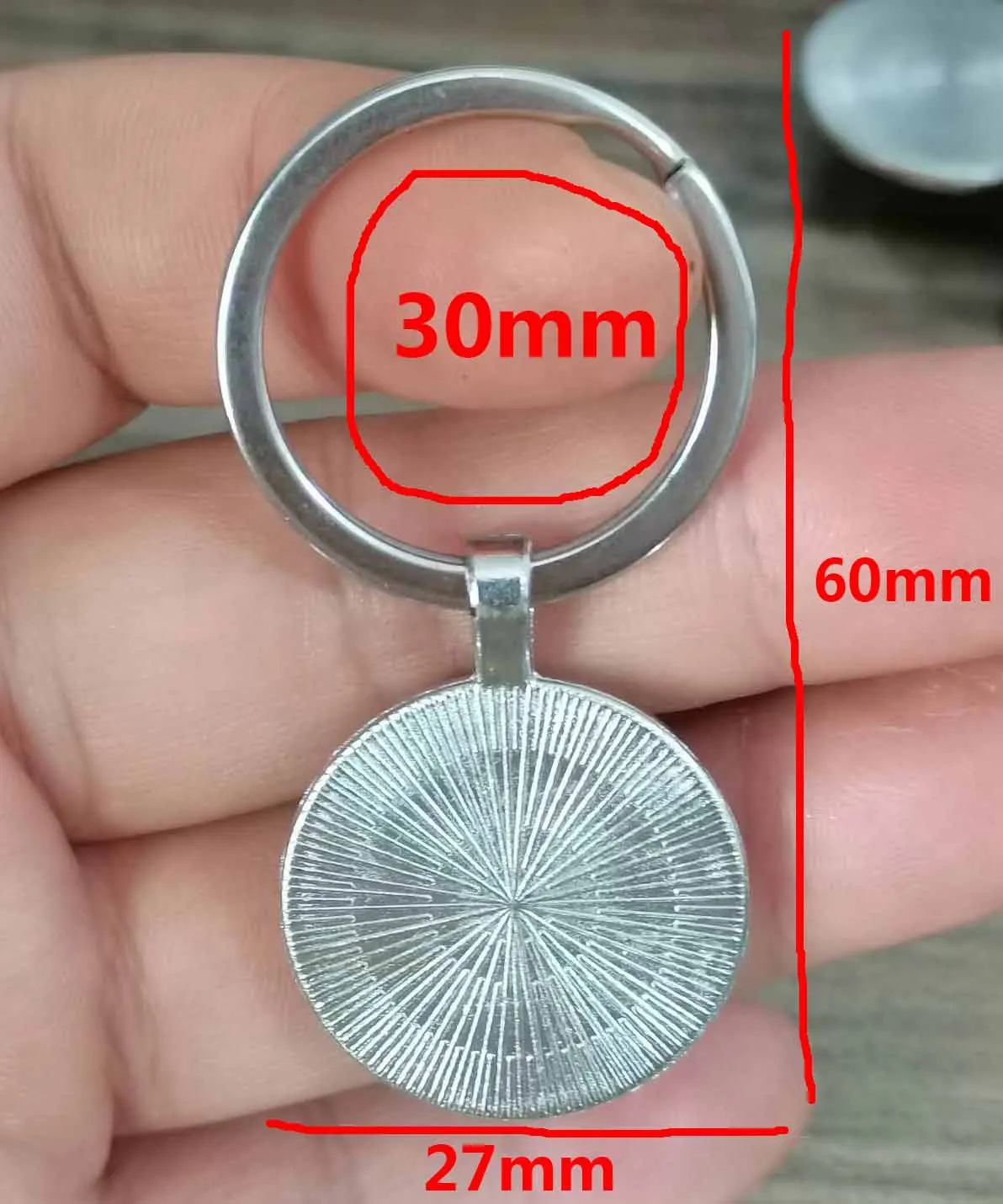 Earth Is A Flat Glass Convex Round Metal Pendant Keyring, Fashionable Men And Women Keychain, Jewelry Gift Keychain, Earth