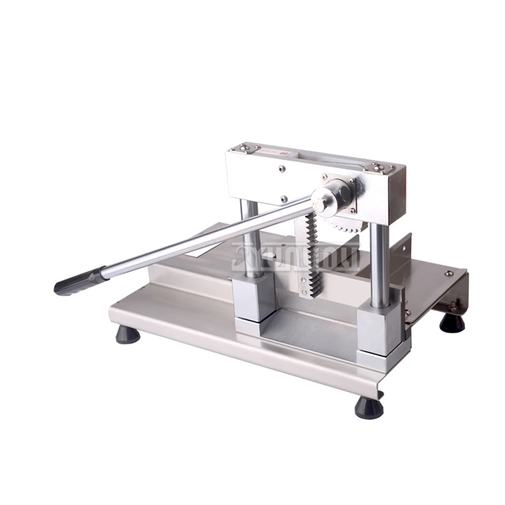 Manual Bone Cutting Machine Pork Trotters Bone Cutter Commercial Frozen Meat Slicer Stainless Steel Lamb Chops Ribs Saw Machine