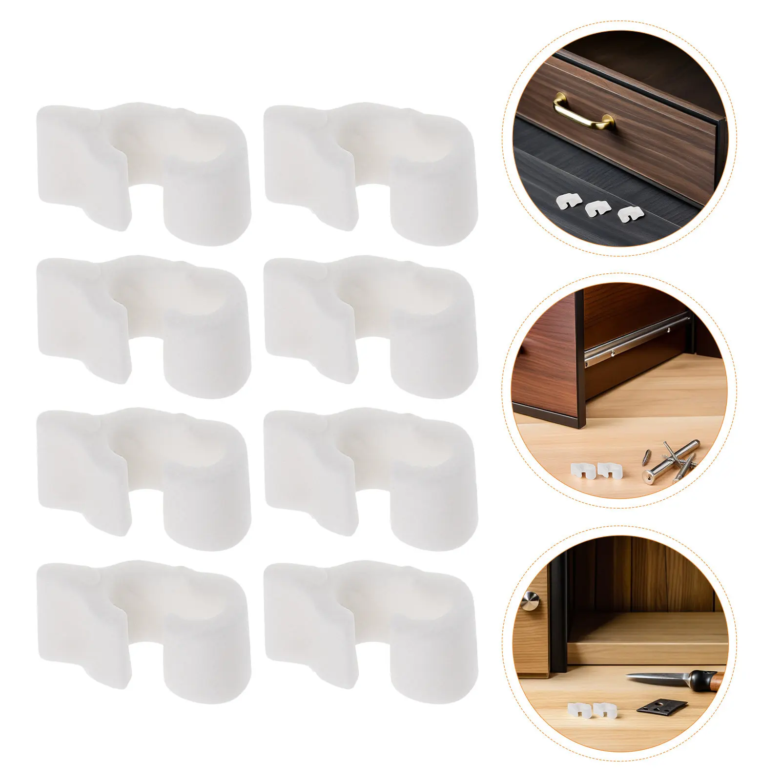 80Pcs Wire Shelving Grid Connector Clips Plastic Cabinet Fasteners for DIY Shoe Cabinet Wardrobe Storage Cube Assembly Easy