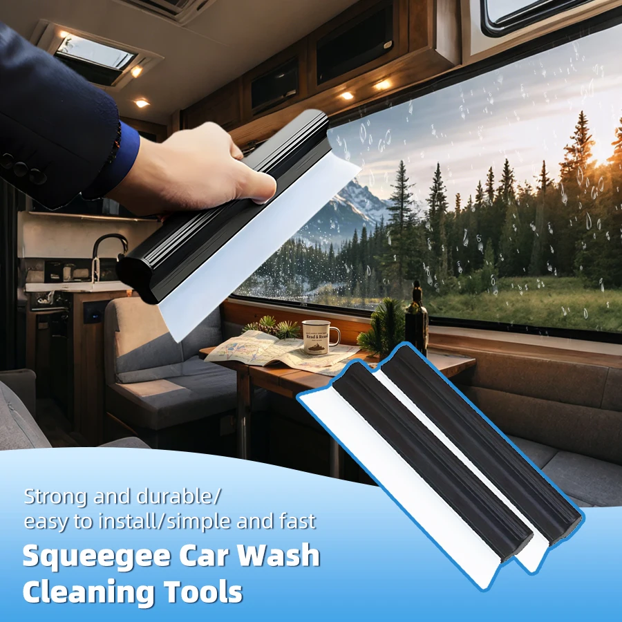 

Гибкий силиконовый скребок SEAMETAL для мытья окон автомобиля, удобный стеклоочиститель, лезвие для авто, инструмент для удаления загрязнений
