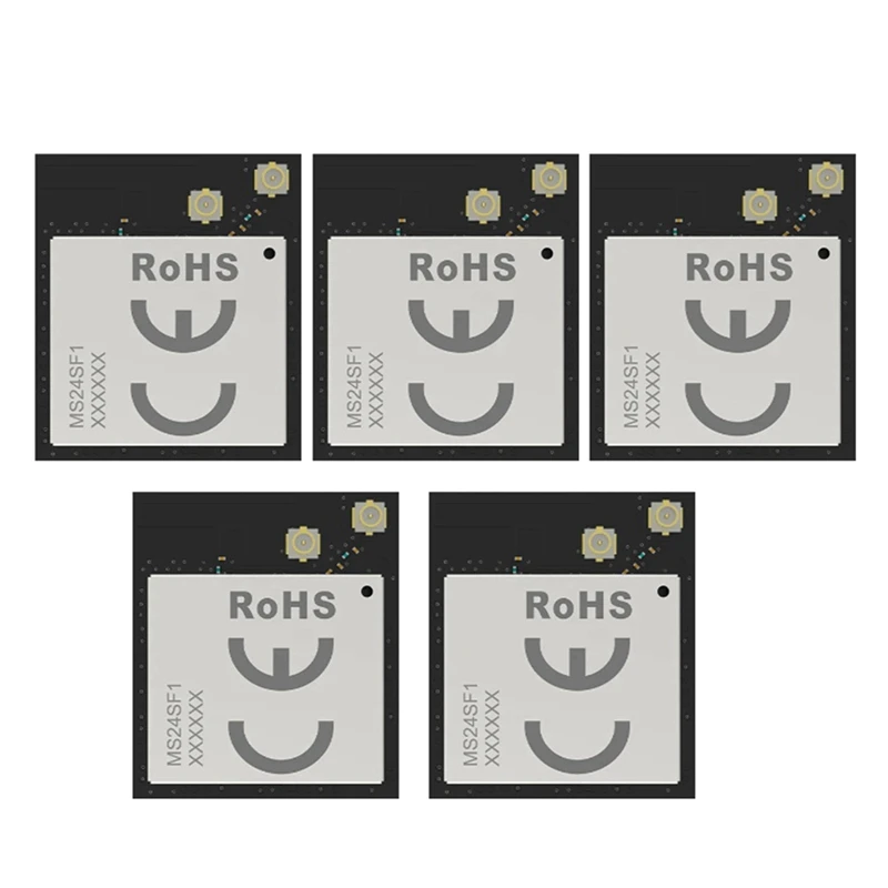 5 Stück Lora NRF52840 + SX1262 Iot-Modul -146DBM 5 km Langstrecken-PCB + IPEX Lora Ble-Modul