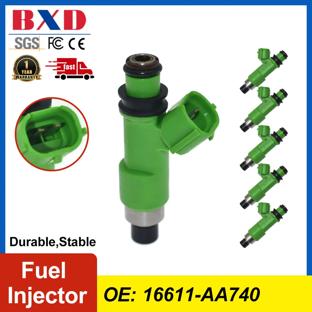 1/6PCS Fuel Injector 16611-AA740 16611AA740 For SUBARU LEGACY OUTBACK 2010-2013, TRIBECA 2008-2014