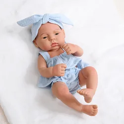 16인치 전신 비닐 리본돌 40cm 소프트 인형 실물 같은 비닐 인형 귀여운 리본돌 생일 선물용 장난감