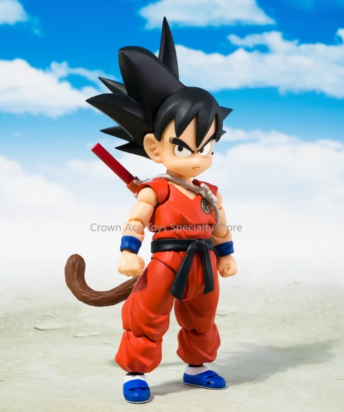 Bandai S.H.Figuarts Son Goku Dragon Ball Anime Action Manga Figures Trendy Toys Doll Young GOKU Innocent Challenger Model Gifts