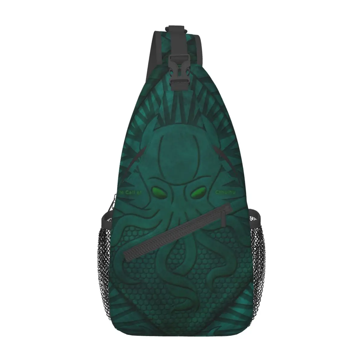 The Call Of Cthulhu Small Sling Bag Chest Crossbody Shoulder Backpack Outdoor Hiking Daypacks Mythos H. P. Lovecraft Men Women