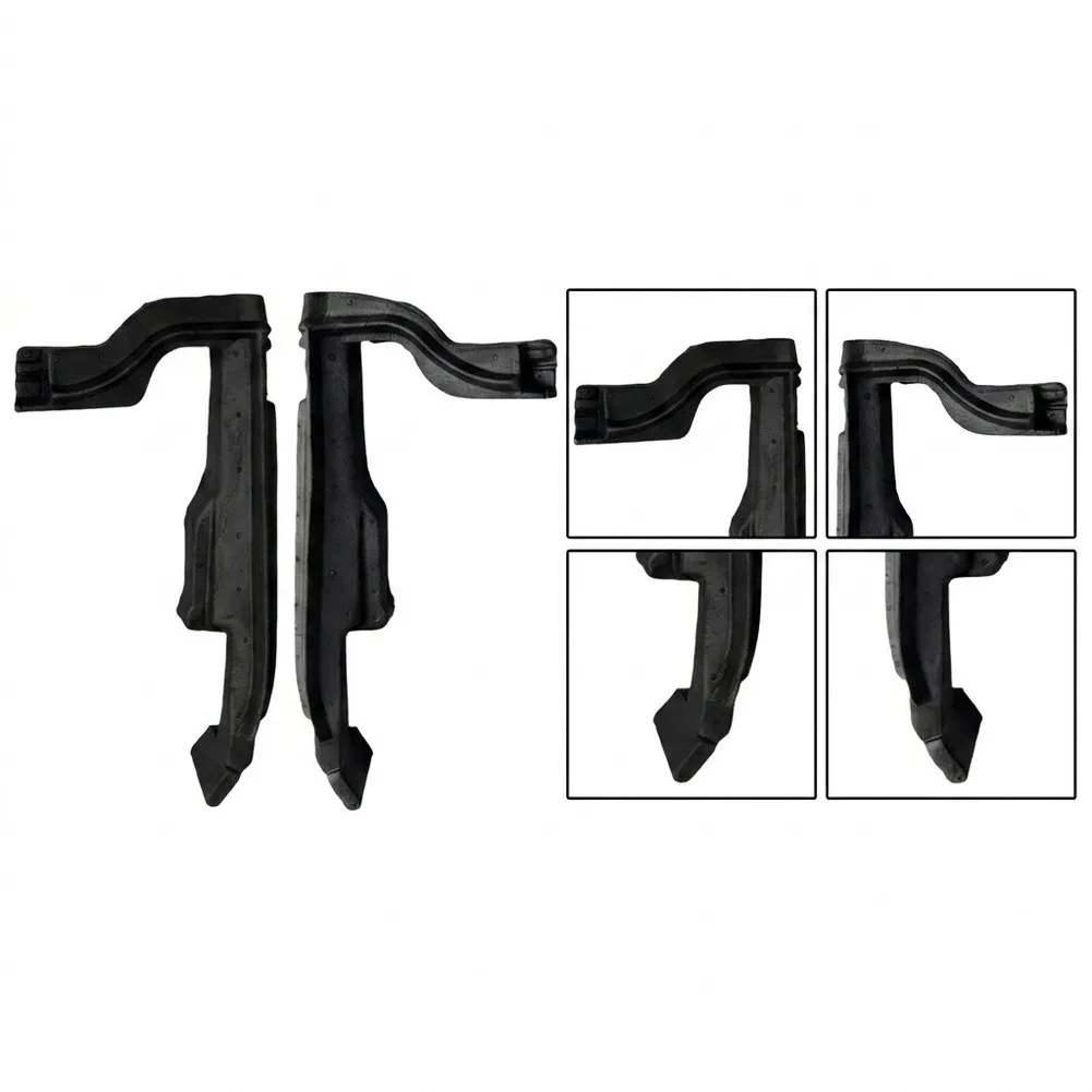 2pcs car Hood Seal Block Front Left Right 8R0823731A 8R0823732A For Q5 2009-17 Rubber Car Engine Cover Replacement Weatherstrip