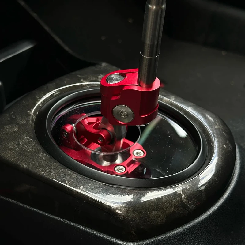Red Aluminum Adjustable Gear Shifter Box  for 3rd Generation Gk5 Fit GE6 GE8 City Quick Shif