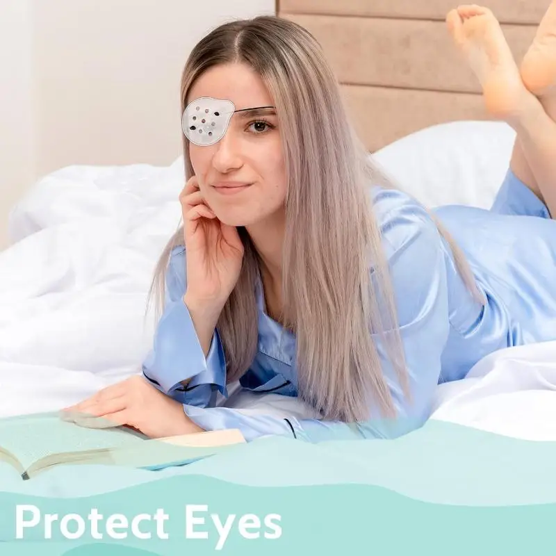 

Protective Multihole Transparent Eye Mask Adjustable Breathable Single Eye Mask After Surgery Protective Eyepatch