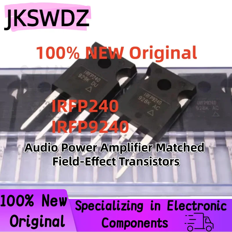 

5PCS/5Pairs 100% New Imported Original IRFP9240PBF IRFP9240 IRFP240PBF IRFP240TO-247 Field Effect Tube P groove 200V 12A /20A