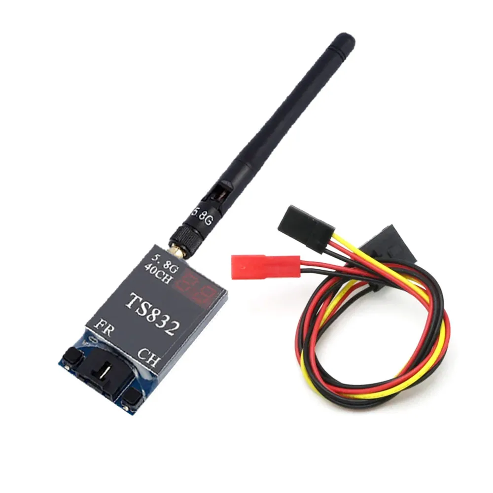 48CH / 40CH 5.8G 600mw 5km Wireless AV Transmitter TS832 +RC832/RC832H Receiver +1000TVL camera for FPV Multicopter Aircraft