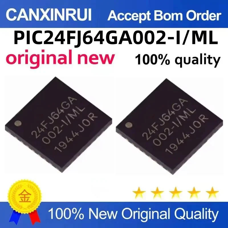 

PIC24FJ64GA002-I/ML QFN-28 Package Integrated Circuit, Quality Assurance Welcome to consult