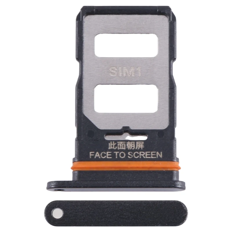 Dual SIM Card Tray For Xiaomi Redmi Note 12 Pro 5G Phone SIM1 + SIM2 Card Tray Adapter Replacement Part