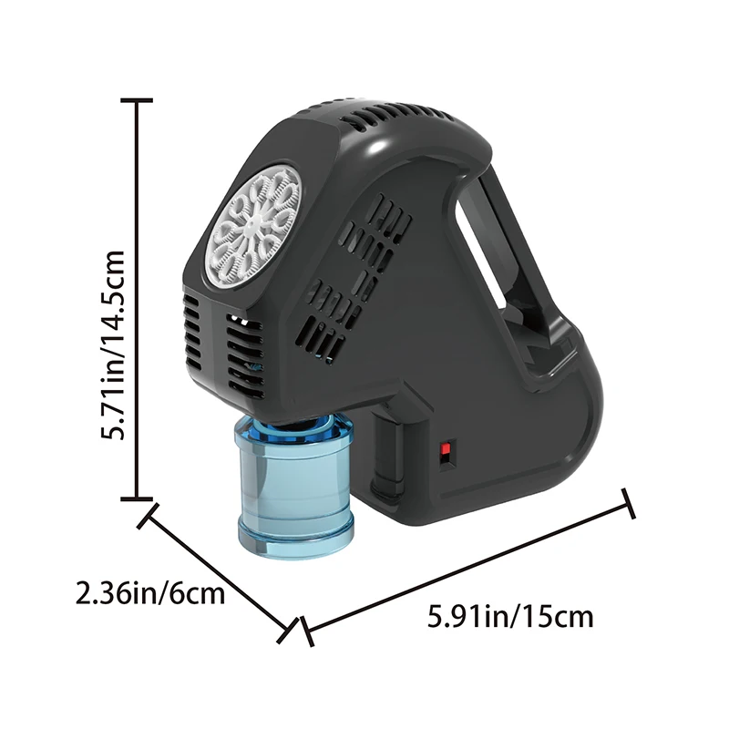 Fully automatic handheld/floor standing children's bubble toy light bubble machine outdoor activity without battery bubble water