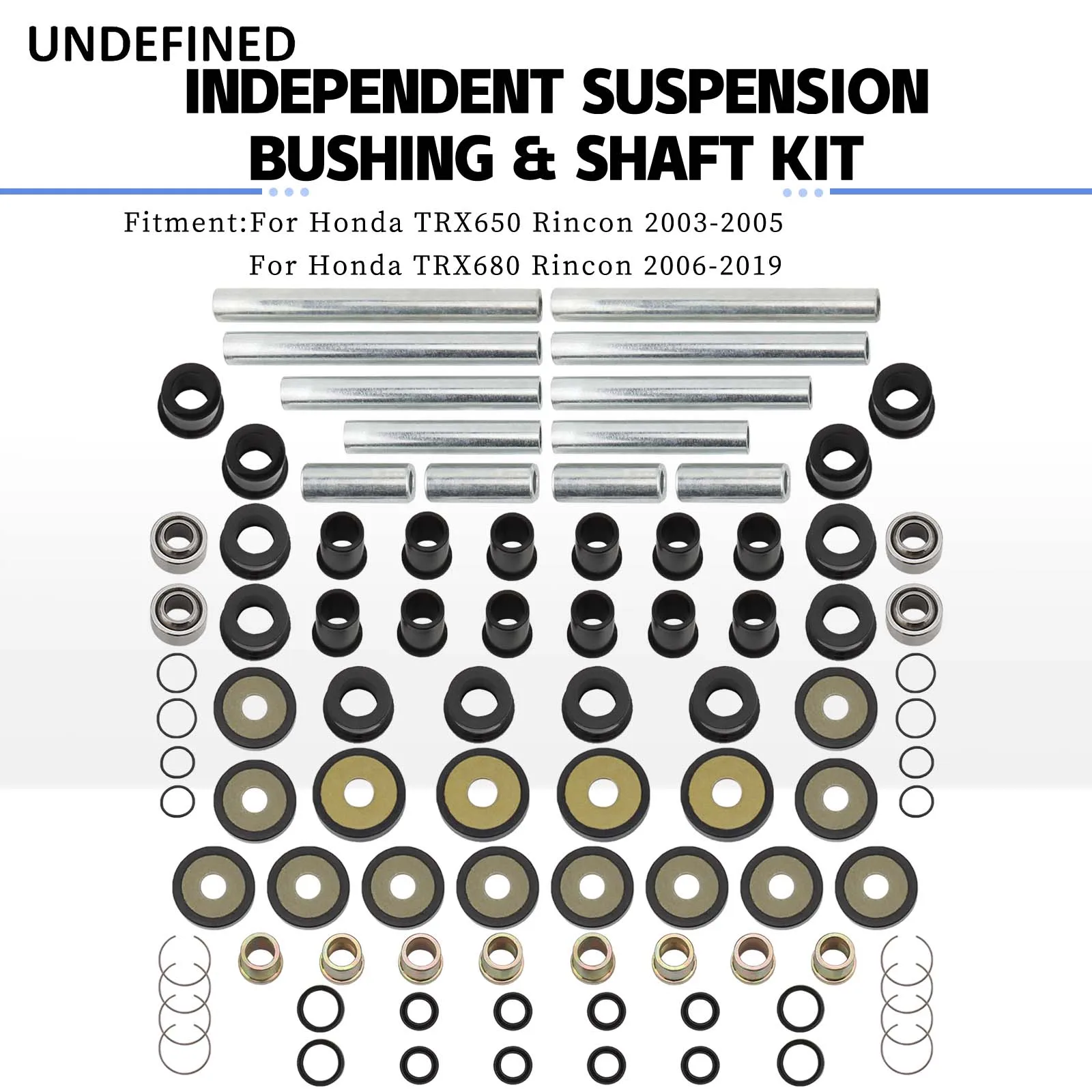 Rear Independent Suspension Bushing Shaft Kit For Honda Rincon 650 680 Front/Rear Upper/Lower A-Arm Bushing Shaft Kits ATV Parts