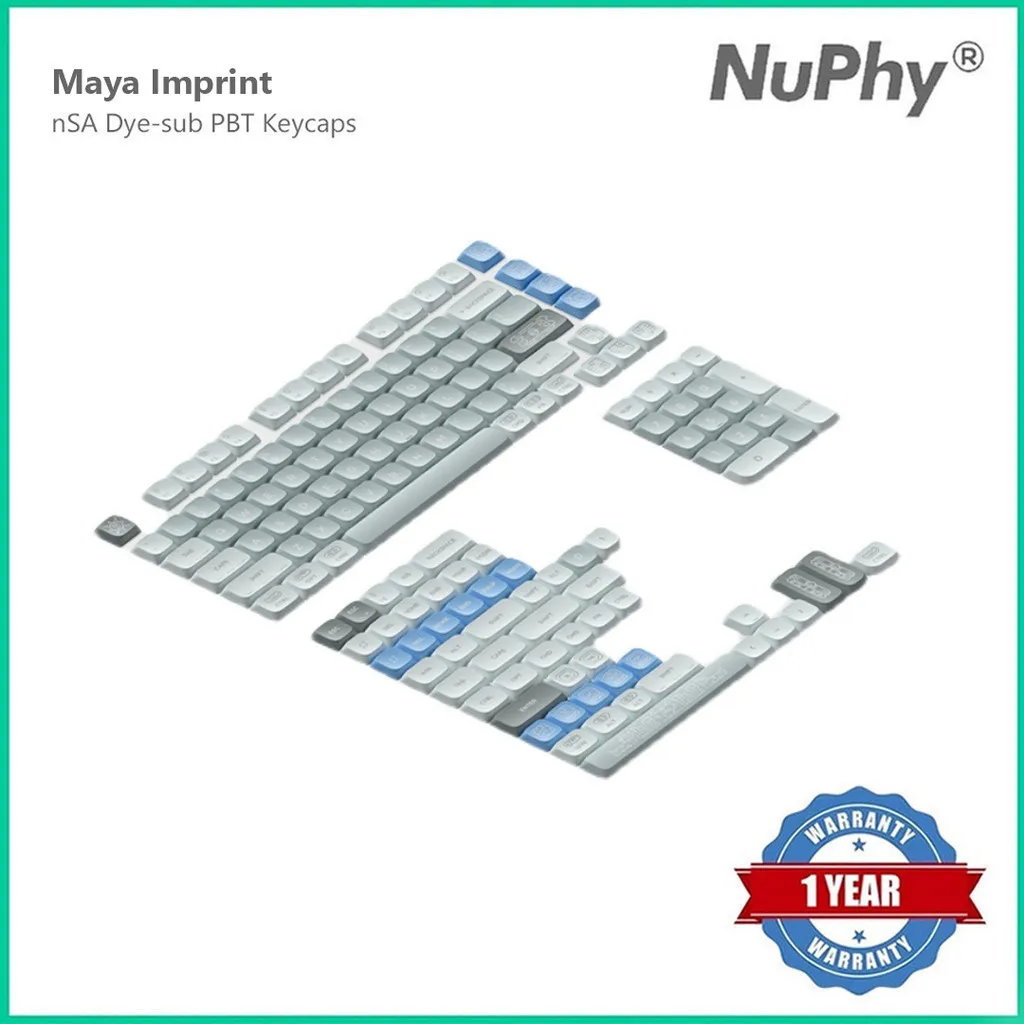 

NuPhy Maya Imprint nSA Dye-sub PBT Keycaps