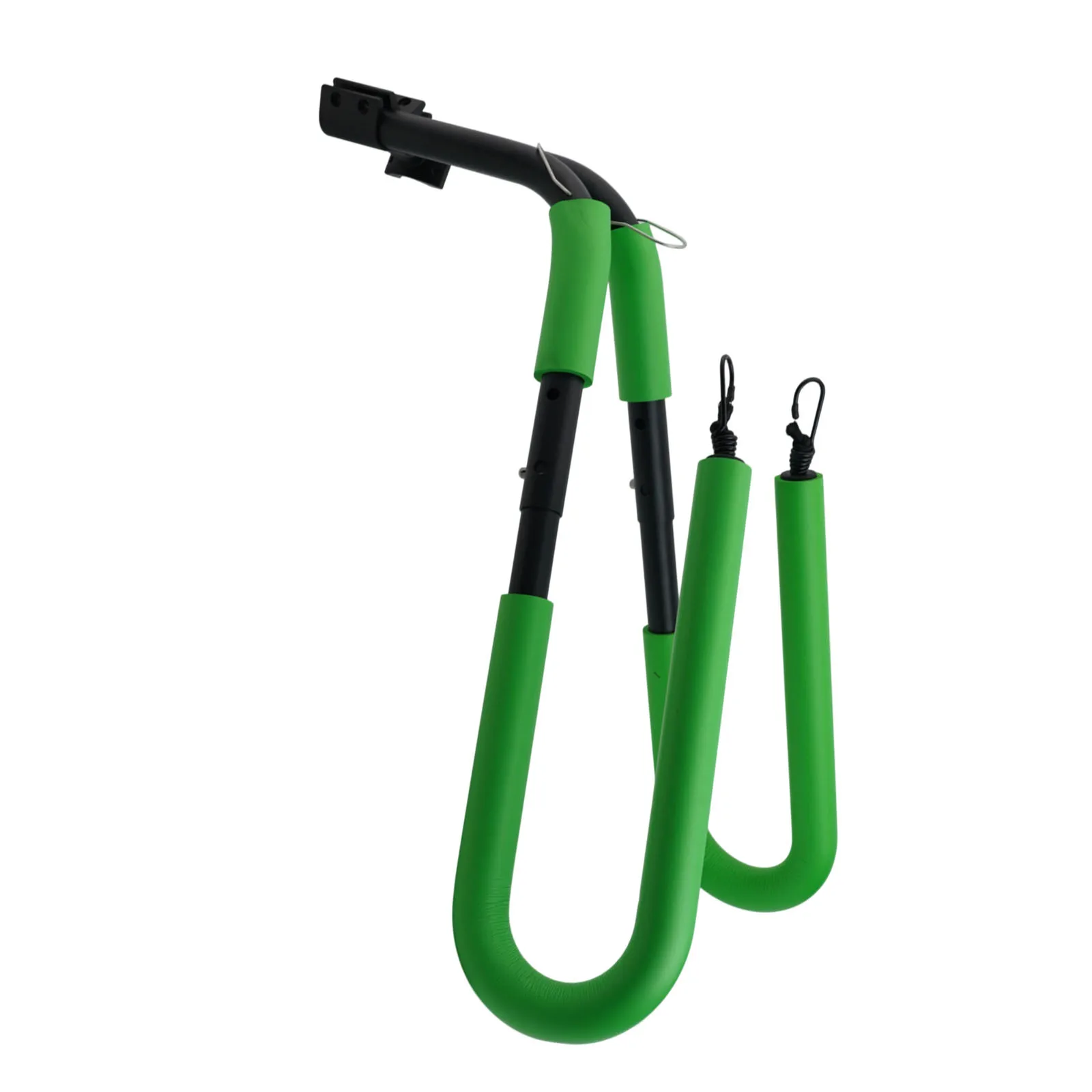 Shortboard Surfboard Stand 1 Pair 20KG Aluminum Alloy+Foam Cotton Black/Green Rack Snowboard Portable Pratical