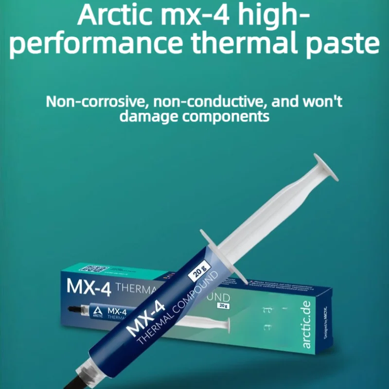

Термопаста MX-4 для процессоров: высококачественная теплопроводящая силиконовая паста для ЦПУ, 8г/20г/45г