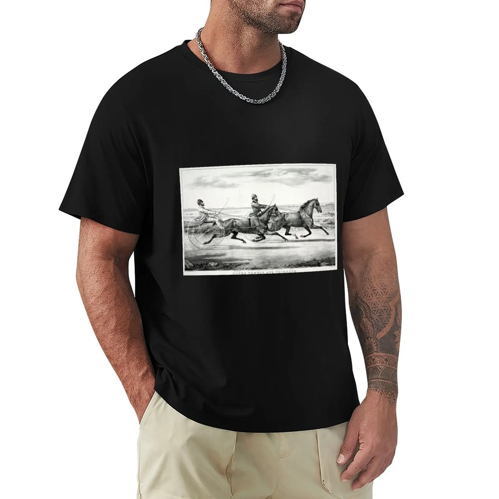 Flora Temple and Princess - 1859 - Currier & Ives T-Shirt Plus Size Basic Short Sleeve Top