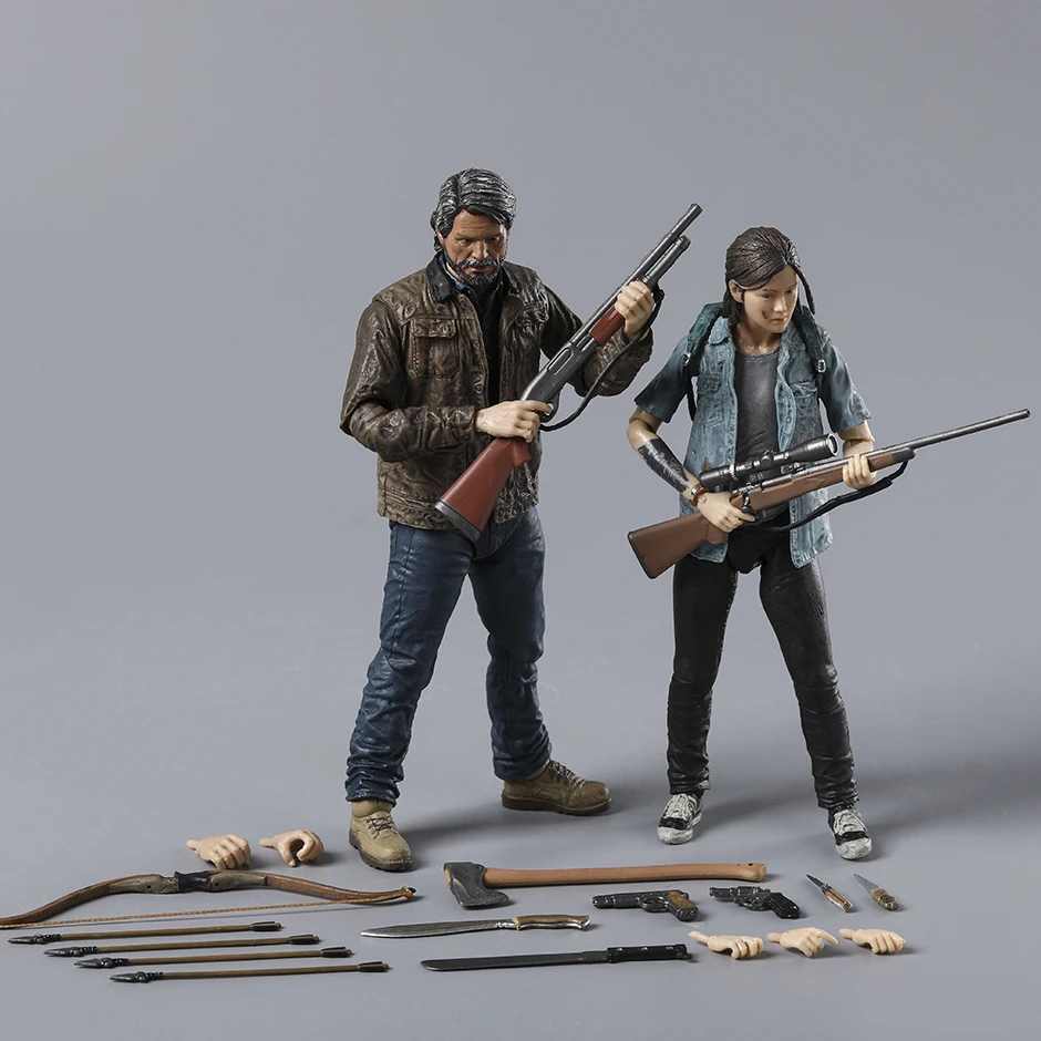 NECA The Last of Us Part II Ultimate Joel & Ellie 7-inch Action Figure Set