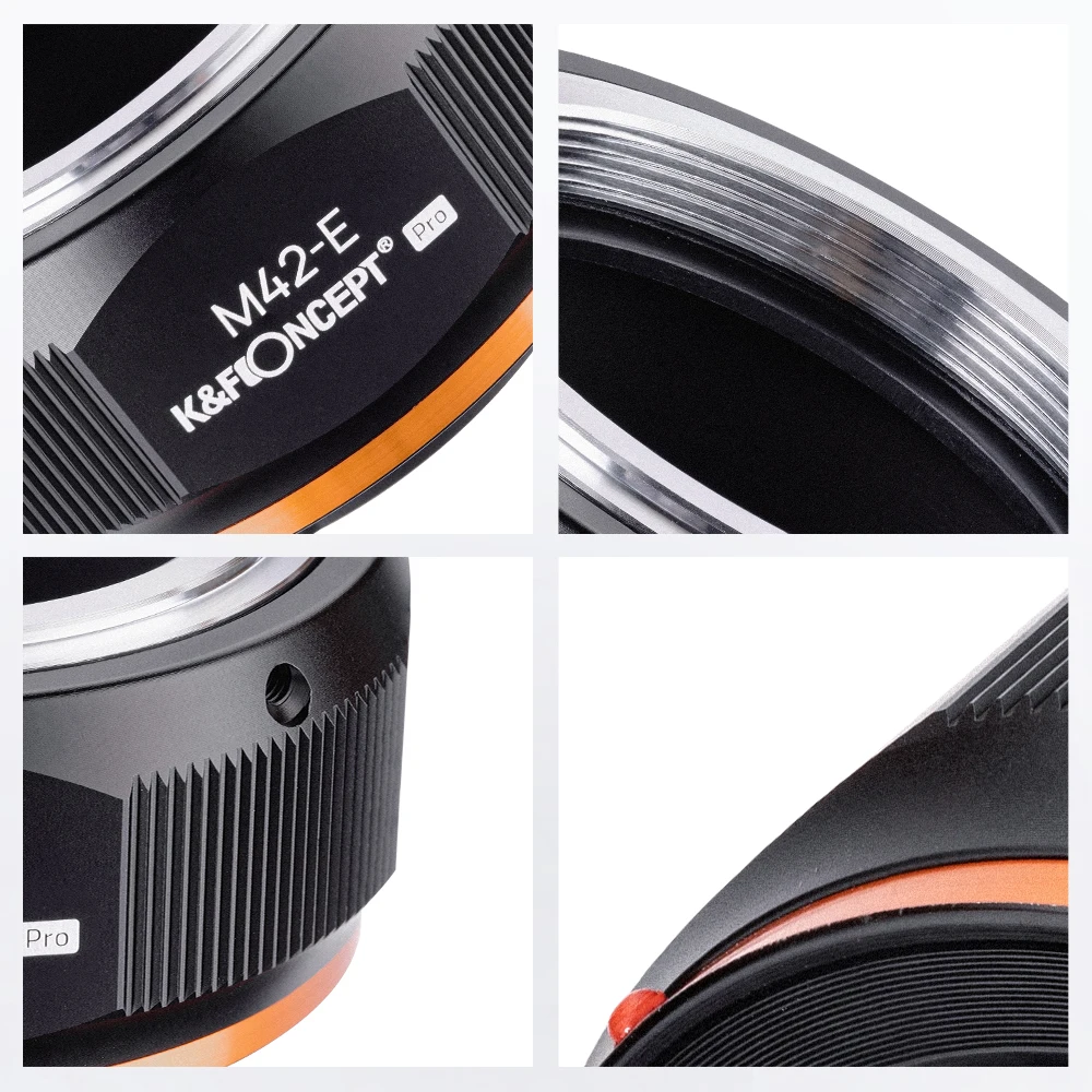 Anello Adattatore FD-NEX Per Obiettivi Canon FD/FL Su Fotocamere Sony E-Mount – Alluminio, Messa A Fuoco Infinita