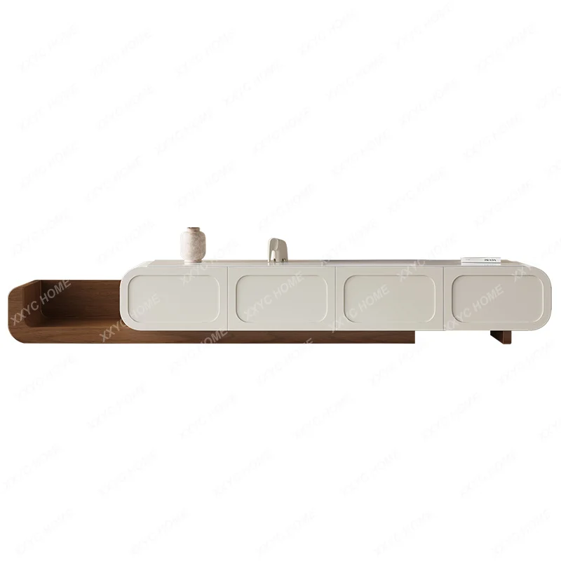 

Unique Beige Tv Cabinet Wood Minimalist Long Living Room Tv Cabinet Space Saving Mueble Televisor Furniture