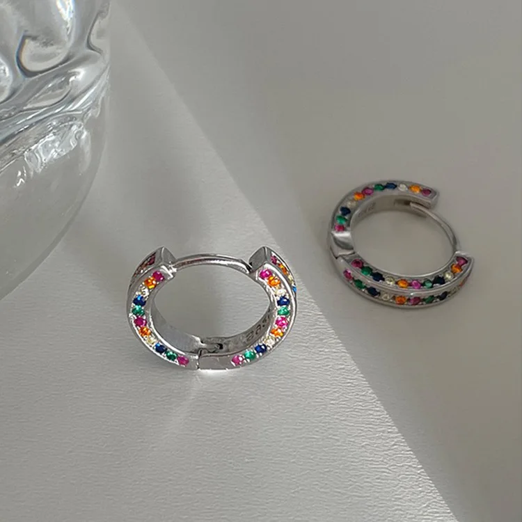 고급 절묘한 디자인 다채로운 보석 장식 금속 귀걸이, 맞춤형 다목적 독특한 조정 가능한 패션 액세서리