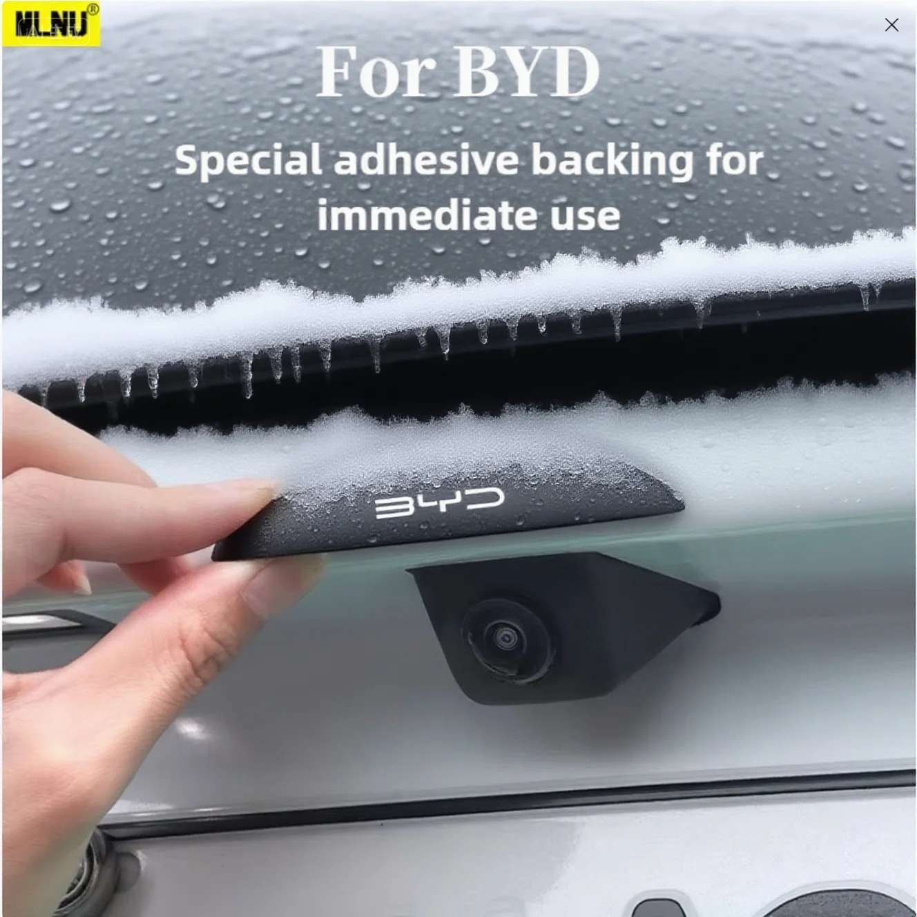 

For BYD Seal U DM-i/Dolphin Accessories 2025/2024 Rear Camera Rain Cover Premium ABS, Sunproof Orced Adhesion 2022-2023