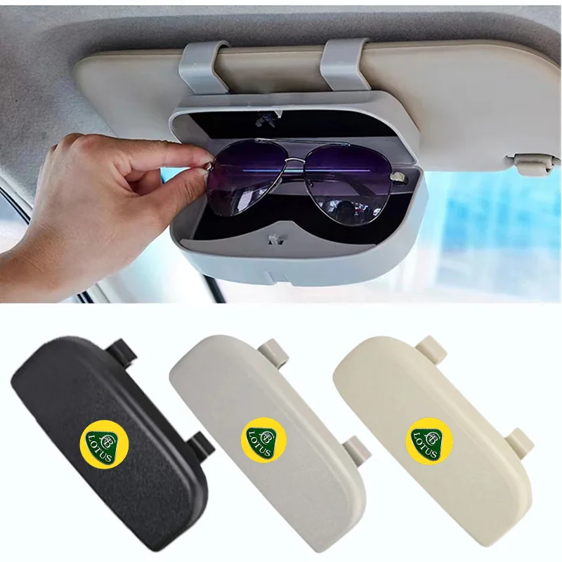 For Lotus Eletre Emira Evija Envya 3-Eleven Elise Evora Car Sunglasses Glasses Box Auto Interior Accessories Glasses Holder