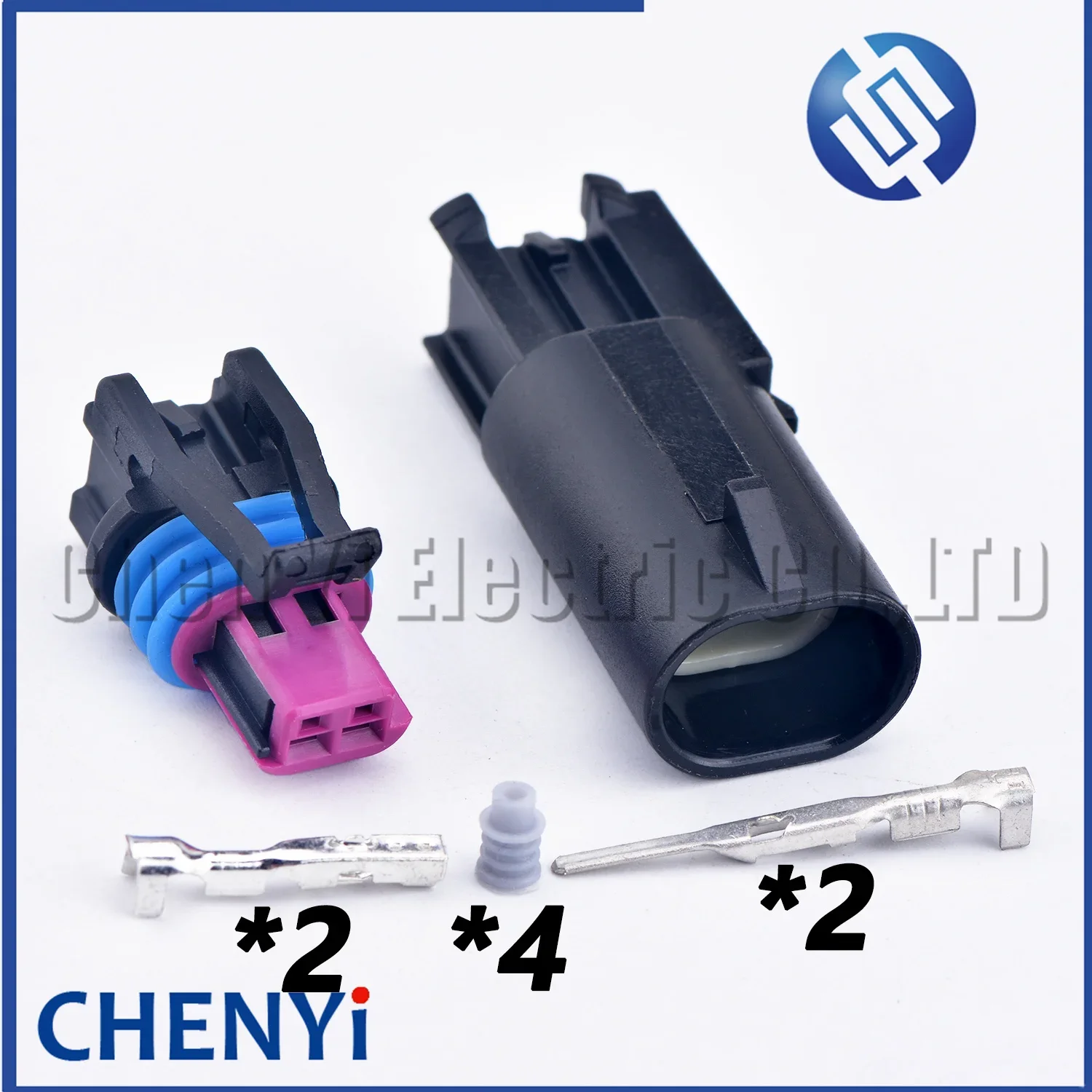 2 Pin Car water temperature sensor connector Automotive Turn signal warning light harness plug 15449028 13543639