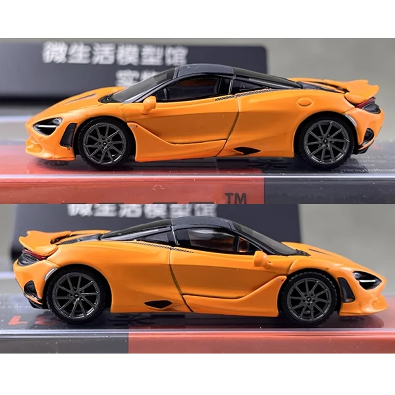 MINIGT-Jouet en alliage moulé sous pression, échelle 1/64 McLaren 750S, modèle en métal, cadeau