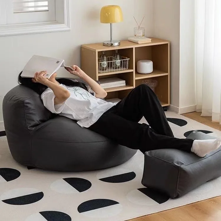 AOLIVIYA Lazy Sofa Single Loveseat 2 Seater Sofa Bed Hotel Reception Sofa Fabric Office Apartment