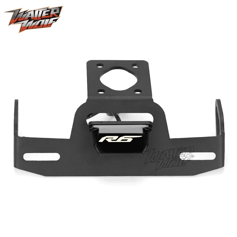 For YAMAHA YZF R6 2006-2022 License Plate Holder Motorcycle Accessories Number Bracket Tail Tidy Fender Eliminator Frame YZFR6