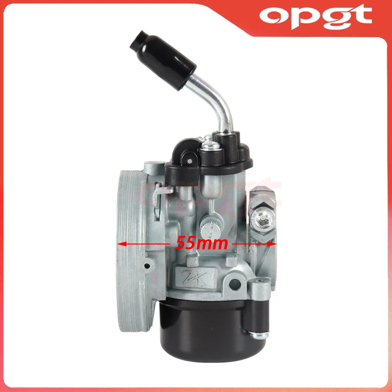 OPGT ATV 49cc Performance 19mm Carburetor 58mm Air Filter cable Assembly for 2-stroke 49cc 50cc 60cc 66cc 80cc Mini Pocket Bike view 4