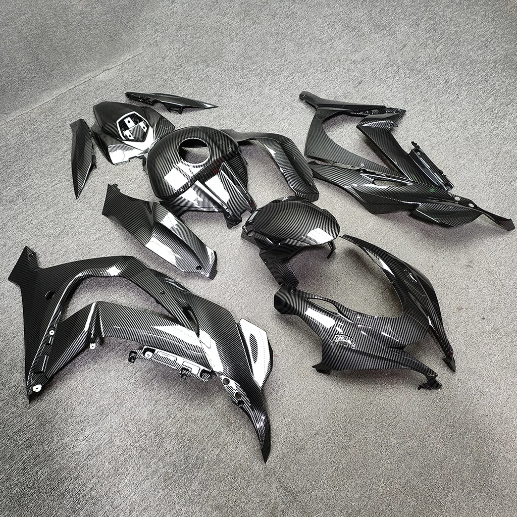 Carbon Fibre color Fairings Kit for Ninja ZX10R 2016 2017 2018 2019 2020 ZX-10R 16 17 18 19 20 Injection Molded ABS