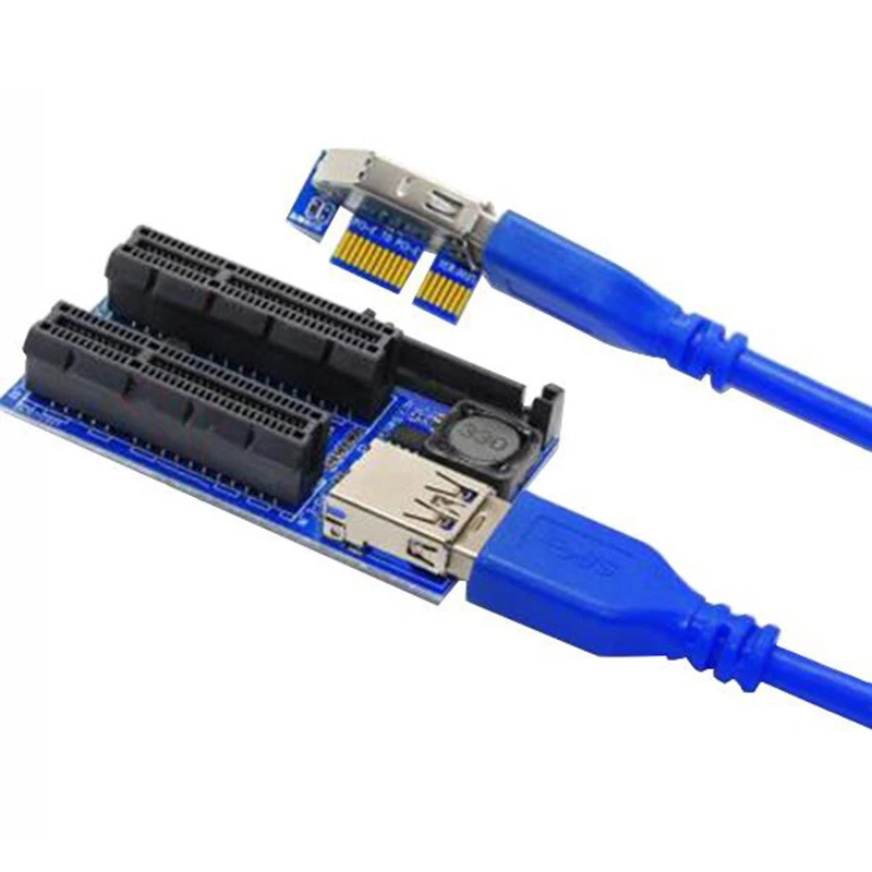 

Адаптер PCI Express USB 3,0 Райзер, компоненты ПК Райзер PCIE Райзер PCI-E карта Райзер PCI E Райзер для видеокарты, 30 см