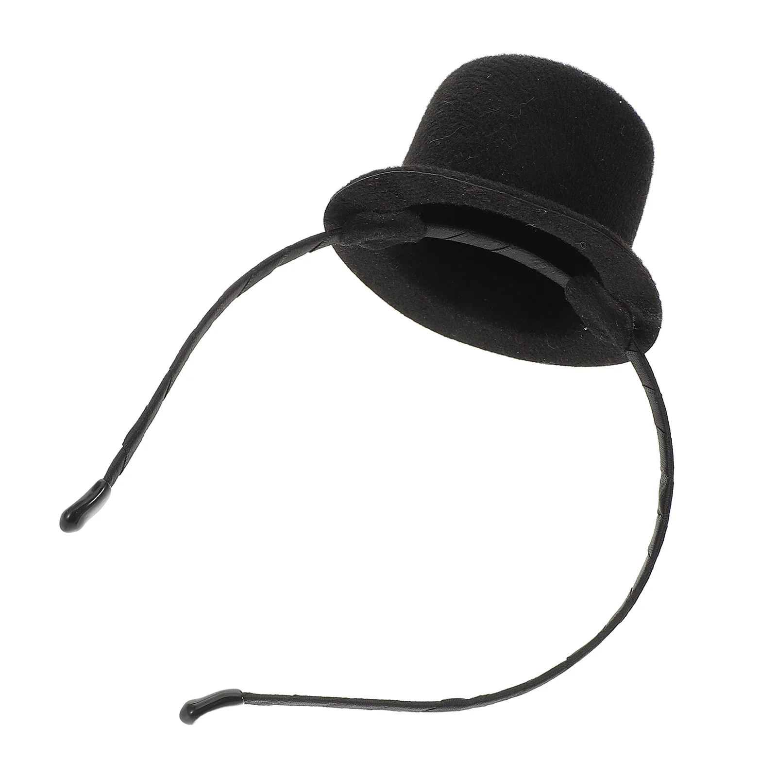 

Mini Top Headband Vintage Cowboy Hair Hoop Party Accessory Costume For Women Men Carnival Wedding Halloween Birthday Black