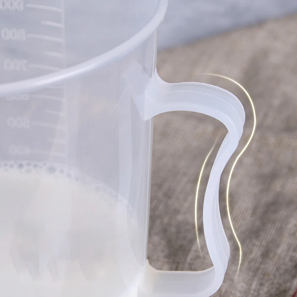 

4pcs Plastic Measuring Cups 250Ml Transparent Graduated Scaled Kitchen Liquids Baking Tools For Home Restaurant Use Reusable