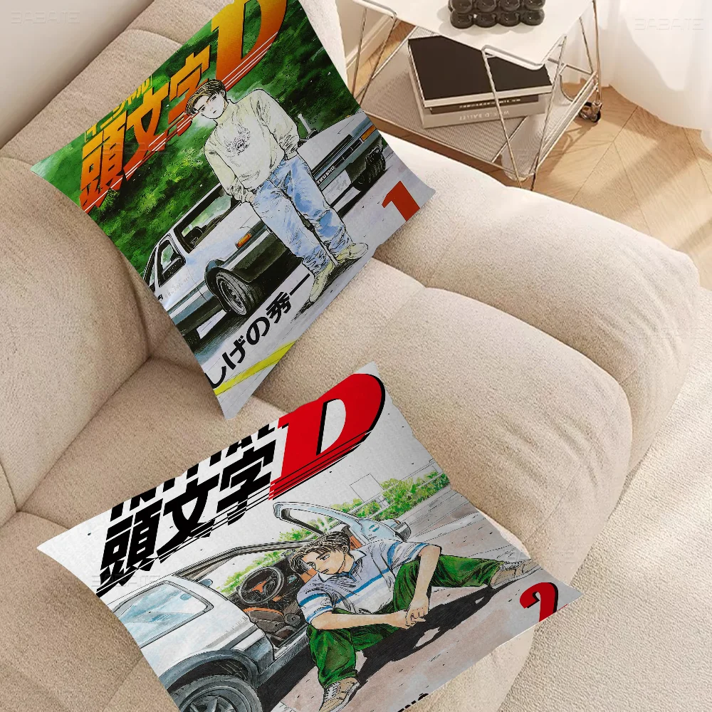 

Initial D Stitch Lucky Dragon Pillow Cover Sofa Cushion Cover Home Room Decoration Children Gift