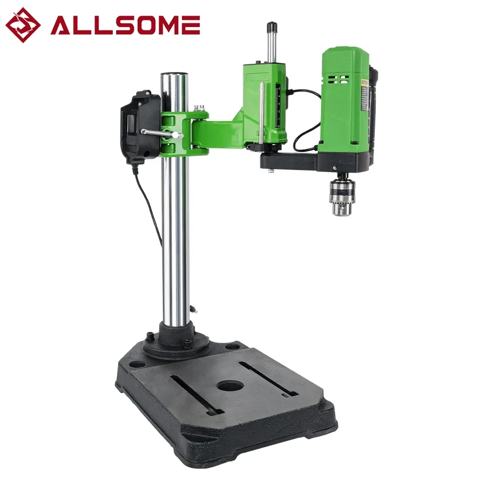 Allsome-vertical Electric Tapping Machine Drill Tapper para Braço Flexível Universal 110v240v Bg5199