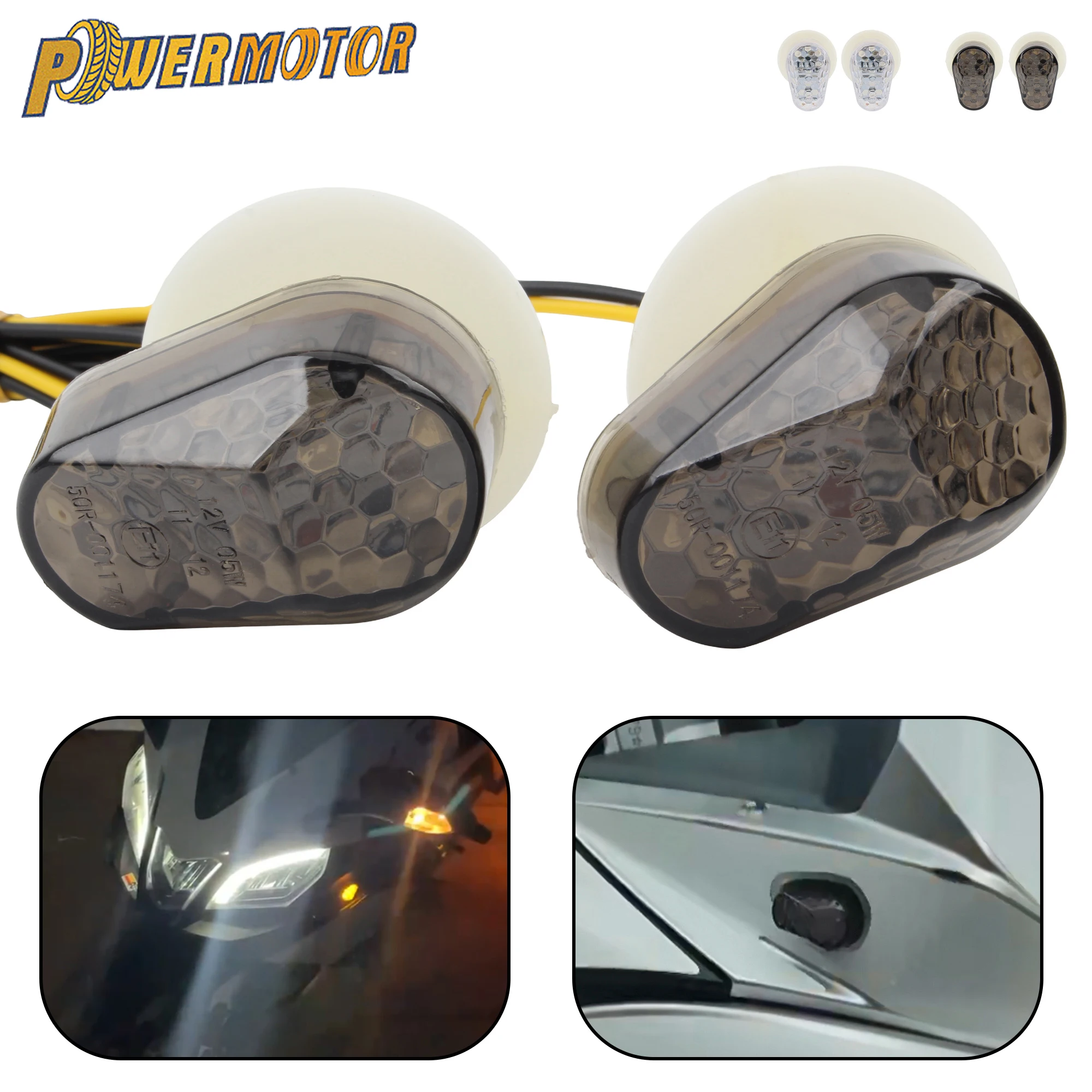 

For Yamaha LED Turn Signal Bulb YZF R1 R6 R6S R3 R6S FZ1 FZ6 FZ8 FAZER Supermoto Motorbike Indicator Light Modified Accessories