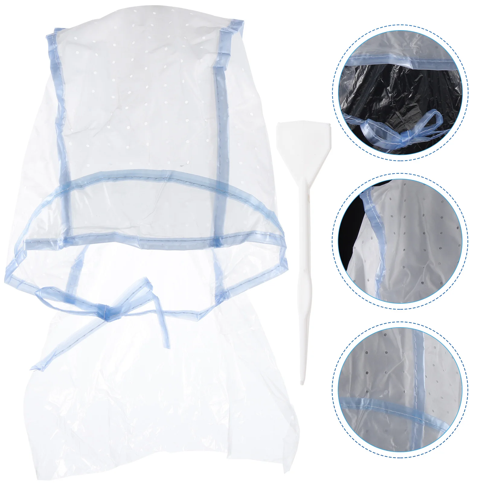 

OSALADI Hair Highlight Kit Disposable Highlight Tipping with White Hook Professional DIY Highlight Dyeing for Salon and Home